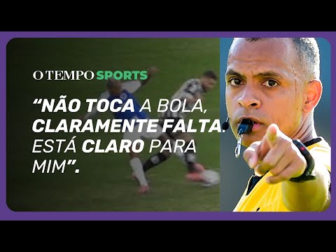 Escute o áudio da análise do VAR em lance polêmico em Cruzeiro x Santos
